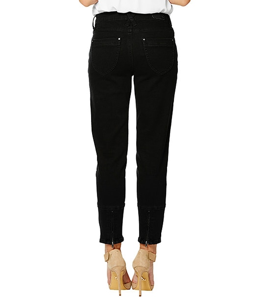 Dannii Minogue Petites 7/8 Skinny Leg Jeans - Black
