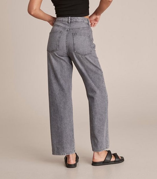 Lily Loves High Rise Wide Leg Denim Jeans