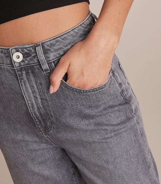 Lily Loves High Rise Wide Leg Denim Jeans