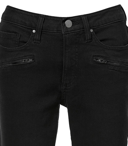 Dannii Minogue Petites 7/8 Skinny Leg Jeans - Black