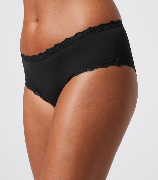 Lily Loves Recycled Micro and Lace Boyleg Briefs; Style: WS5193TL