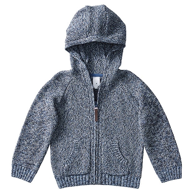 Zip Through Knit Hoodie Target Australia