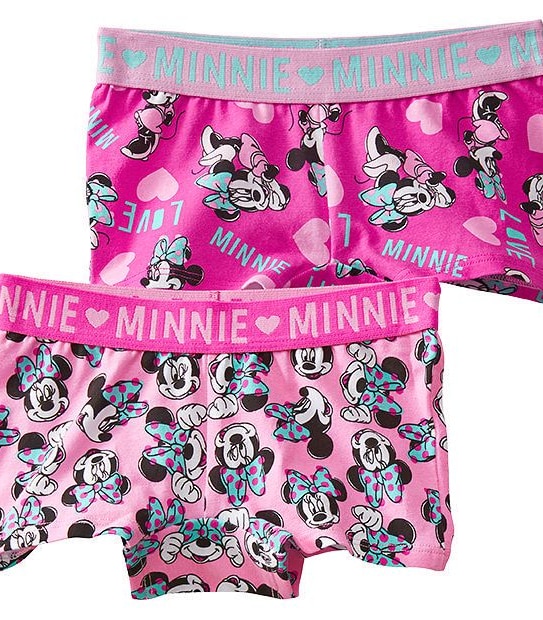 Buy Disney Minnie Mouse Print Brief with Elasticated Waistband - Set of 3  Online for Girls