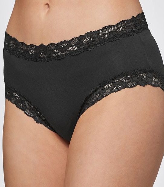 Modal and Lace Midi Briefs