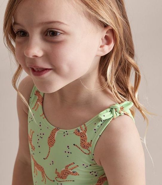 TR246584_05 ONE PIECE SWIMSUIT AOP TIGER GREEN