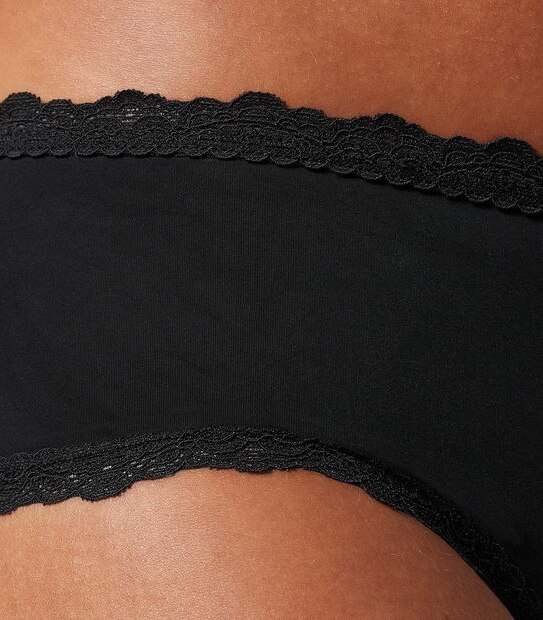 Lily Loves Recycled Micro and Lace Boyleg Briefs; Style: WS5193TL