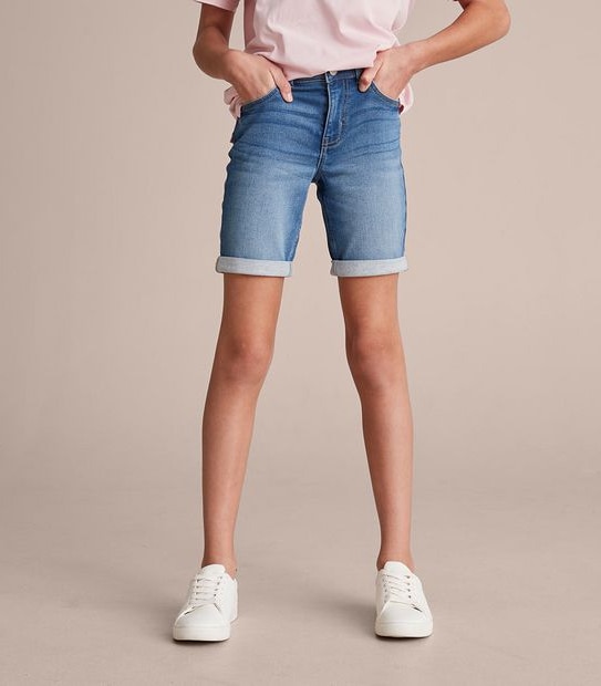 Wonder Denim Long Shorts