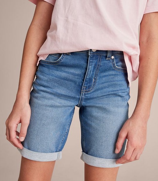 Wonder Denim Long Shorts