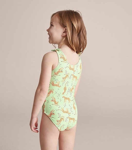 TR246584_05 ONE PIECE SWIMSUIT AOP TIGER GREEN