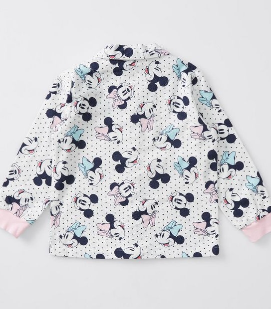 Disney Minnie Mouse Flannelette Pyjama Set - White