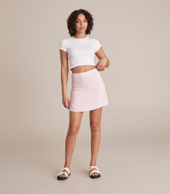 Lily Loves Split Front Mini Skirt 5 of 6