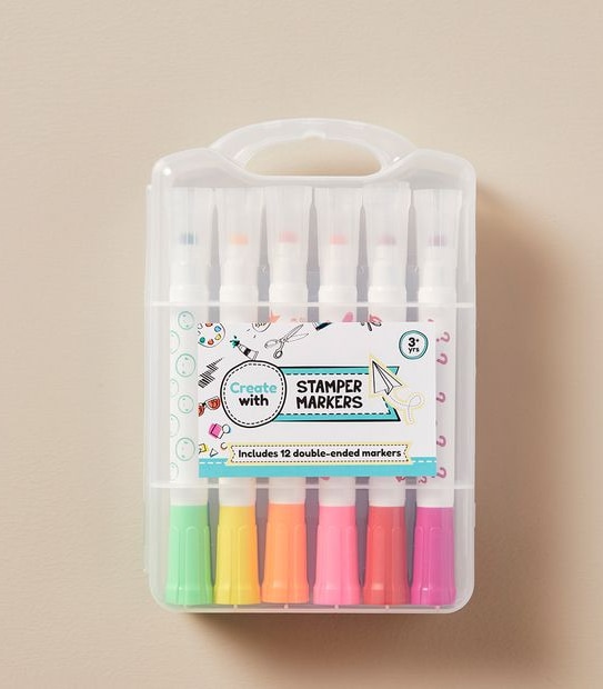 12 Double Ended Stamper Markers