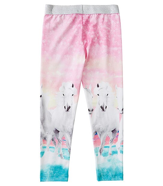 Girls' Full Length Horse Print Leggings