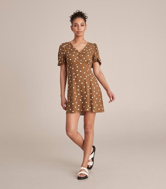 Lily Loves Wrap Front Mini Dress