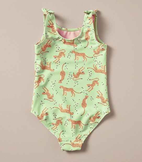 TR246584_05 ONE PIECE SWIMSUIT AOP TIGER GREEN