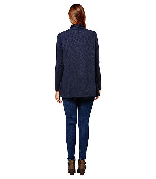 Textured Cardigan - Navy