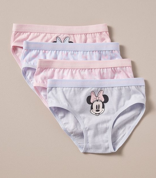 Disney Minnie Mouse Toddler Girls' 3 Pack Underwear Panties