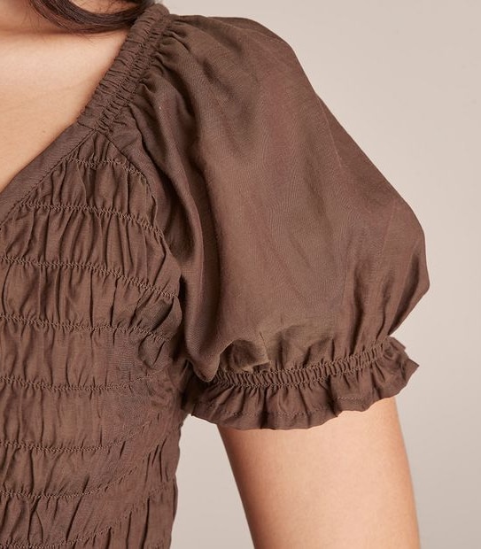 Lily Loves Shirred Bodice Blouse 5 of 5