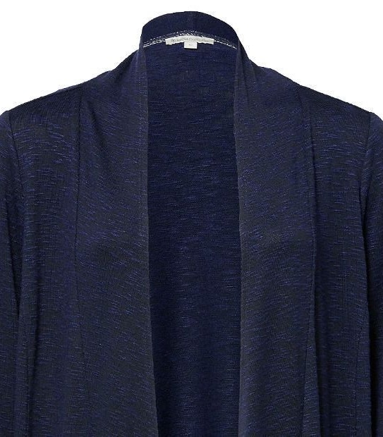 Textured Cardigan - Navy