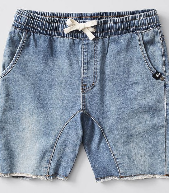 Piping Hot Denim Shorts - Blue