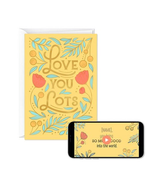 Hallmark Love You Lots Video Greeting Thinking of You Card