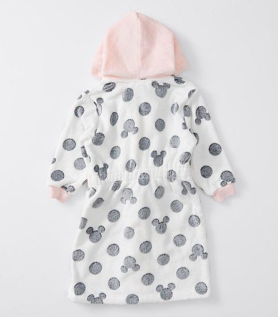 Disney Minnie Mouse Hooded Dressing Gown - White