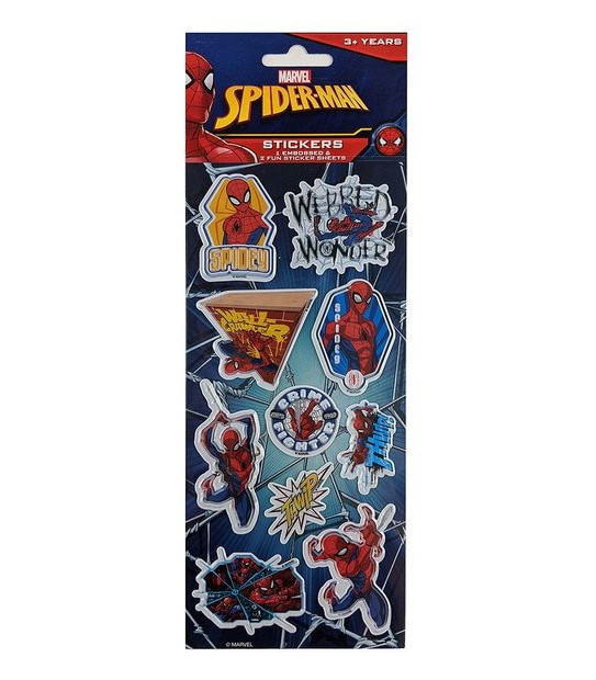 Spider-Man 3 Pack Embossed Sticker Set