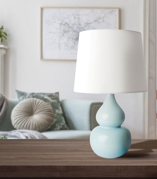 Mirabella Casa Fleur Table Lamp Light Blue I004569