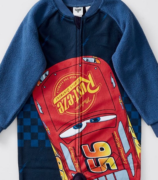 Disney Cars Sleep Suit - Navy Blue