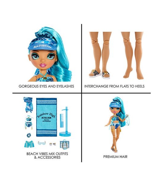 Rainbow High Pacific Coast Fashion Doll -  Assorted*
