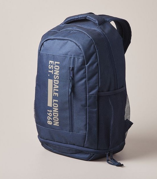 Lonsdale London Walthamstow Backpack - Navy Blue