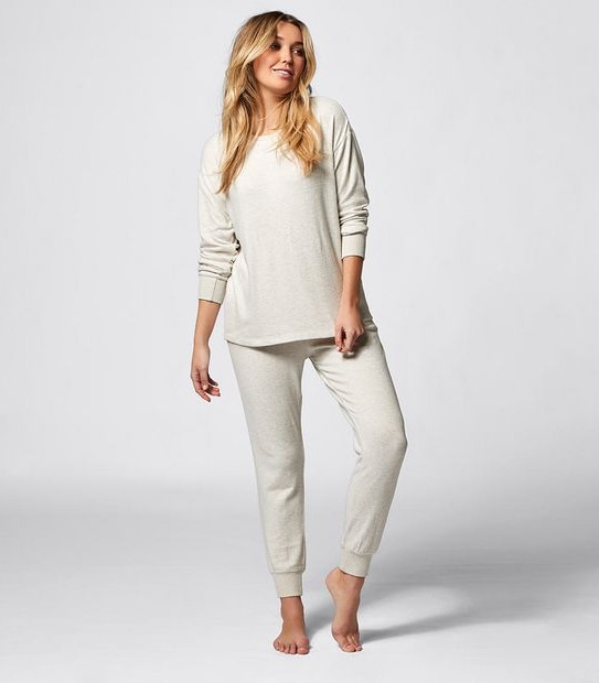 Cosy Sleep Top - Neutral Oatmeal