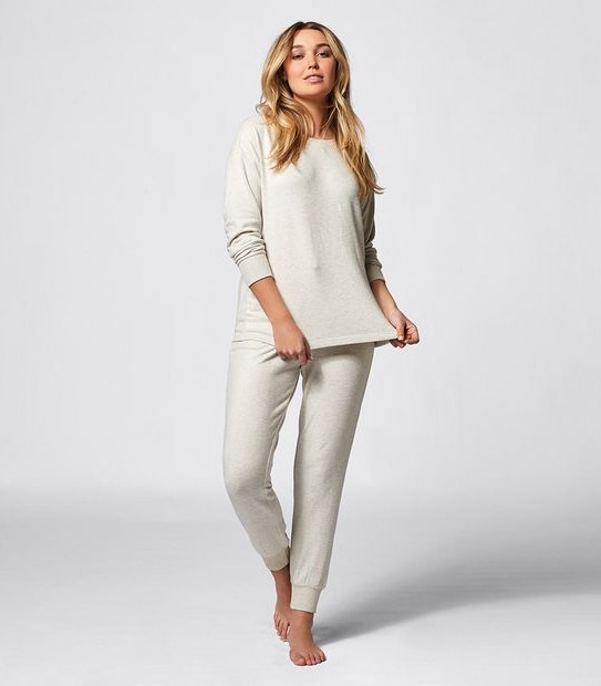 Cosy Sleep Top - Neutral Oatmeal