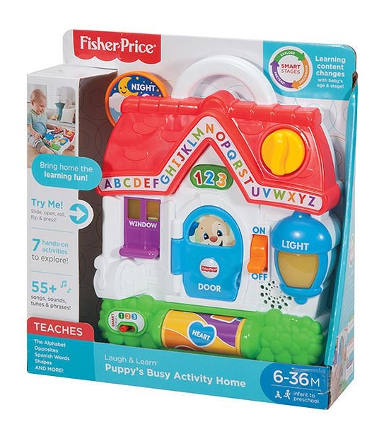 Fisher-Price Laugh & Learn Puppy's Busy Activity Home
