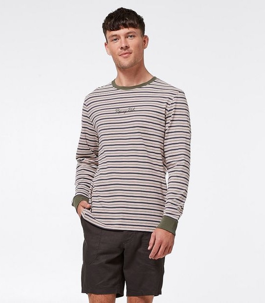 Piping Hot Wave Surf T-Shirt - Multi Stripe