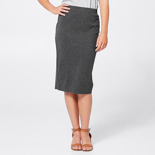 Rib Midi Skirt Rib Midi Skirt