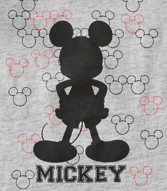 Disney Mickey Mouse Short Sleeve Print T-Shirt