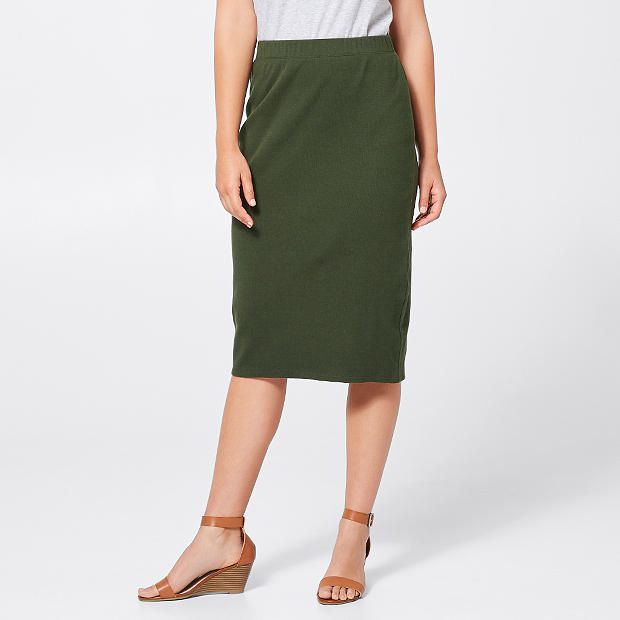 Rib Midi Skirt Rib Midi Skirt