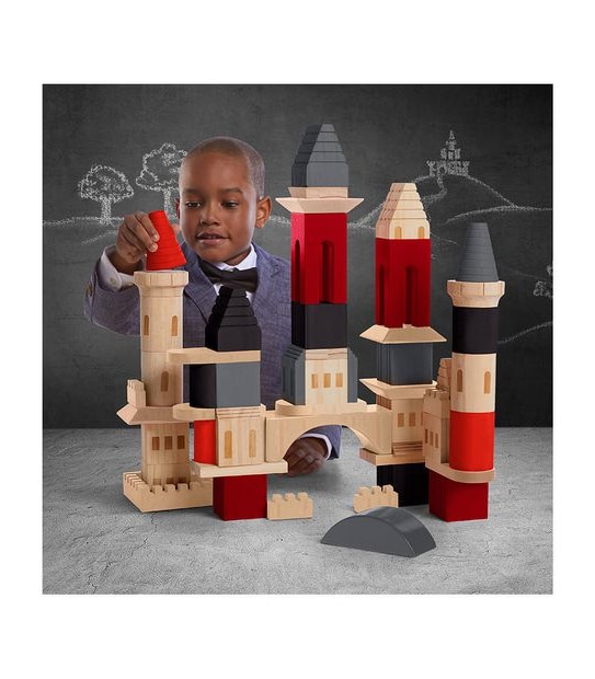 FAO Schwarz - Toy Wood Blocks 60 Piece