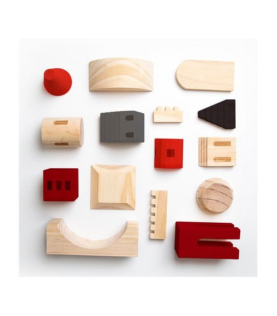 FAO Schwarz - Toy Wood Blocks 60 Piece
