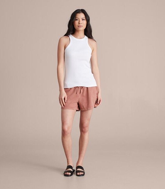 Organic Cotton Racer Front Tank Top