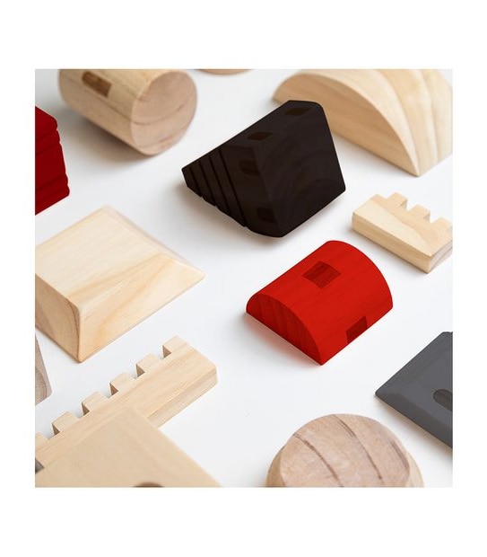 FAO Schwarz - Toy Wood Blocks 60 Piece
