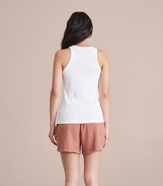 Organic Cotton Racer Front Tank Top