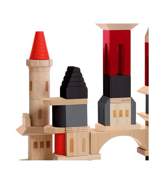 FAO Schwarz - Toy Wood Blocks 60 Piece
