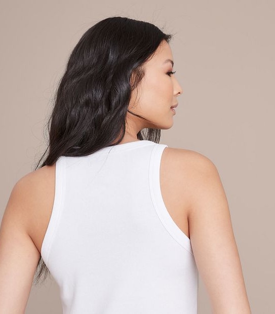 Organic Cotton Racer Front Tank Top