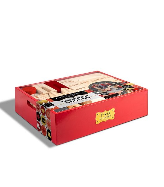 FAO Schwarz - Toy Wood Blocks 60 Piece