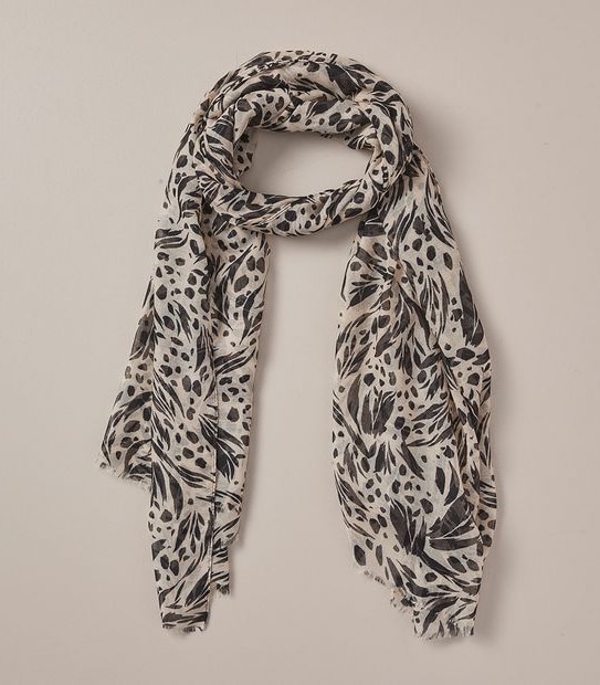 Lightweight Woven Scarf - Abstract Animal