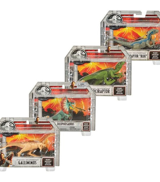 Jurassic World Attack Pack&trade; Assorted
