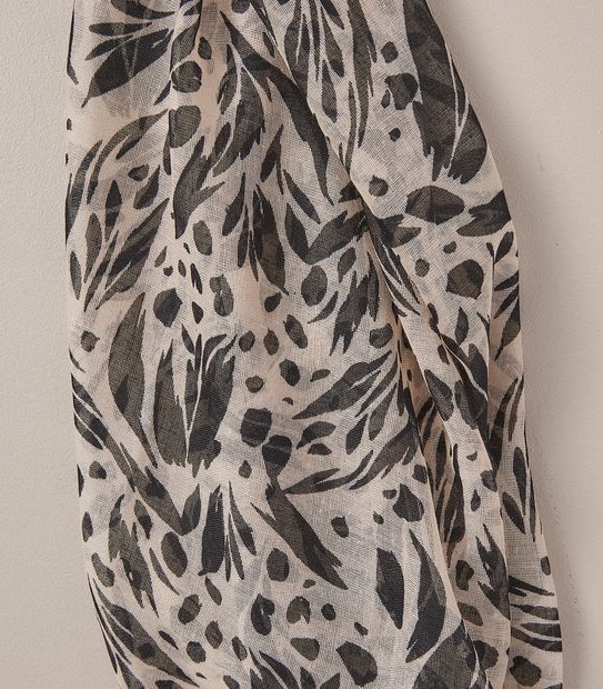 Lightweight Woven Scarf - Abstract Animal