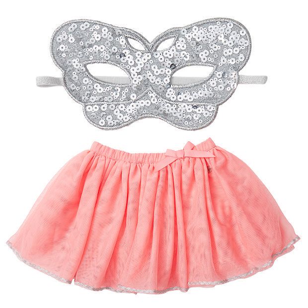 Tutu's & Tambourines Ricrac Skirt With Bonus Mask Target Australia